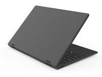 Laptop tipis layar sentuh 14 inci terbaru, komputer Mini 4K 3840*2160 FHD lipat 360 derajat RAM 12GB SSD 1TB untuk studi Game bisnis