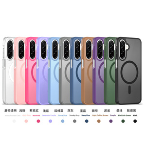 <span class=keywords><strong>Coque</strong></span> <span class=keywords><strong>de</strong></span> Téléphone Magnétique Rigide Transparente Mate pour Samsung <span class=keywords><strong>Galaxy</strong></span> S25 S24 S23 A17 A15 A16 A25 A35 A55 A36 <span class=keywords><strong>A5</strong></span> 4G 5G - Product Image 2