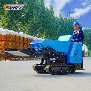 Mini-dumper sur chenilles à moteur, livraison gratuite, pour travaux agricoles et chantiers - Product Image 2