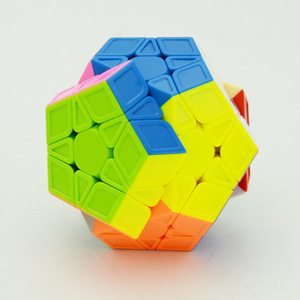 Qiyi Qiheng S Kubus Dodekaedron Warna <span class=keywords><strong>Solid</strong></span> Berukir Mainan Kubus Ajaib Bentuk Khusus Lima - Product Image 5