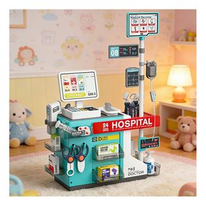 Kit de Juguetes de Dentista, Herramientas Médicas de Plástico, Juego de Imitación de Hospital, Juego de Roles Educativo, Regalo de Aprendizaje - Product Image 6