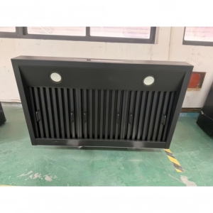 Extracteur de fumée électrique de cuisine 30 pouces 1000 m³/h avec télécommande, contrôle électronique sensible au toucher, filtre à déflecteur, acier inoxydable noir - Product Image 6