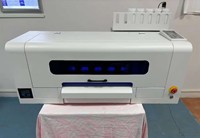 Imprimante DTF A2 Combo avec Secoueur de Poudre et Sécheur, Double Tête XP600 I1600 I3200, Machine Directe sur Film pour l'Impression de Vêtements et Tissus