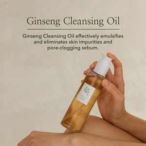 ชุดผลิตภัณฑ์ทำความสะอาดผิวหน้า Beauty of Joseon Cleansing Moisture Trio Ginseng Oil Green Plum Cleanser Essence Water สำหรับทุกสภาพผิว - Product Image 2