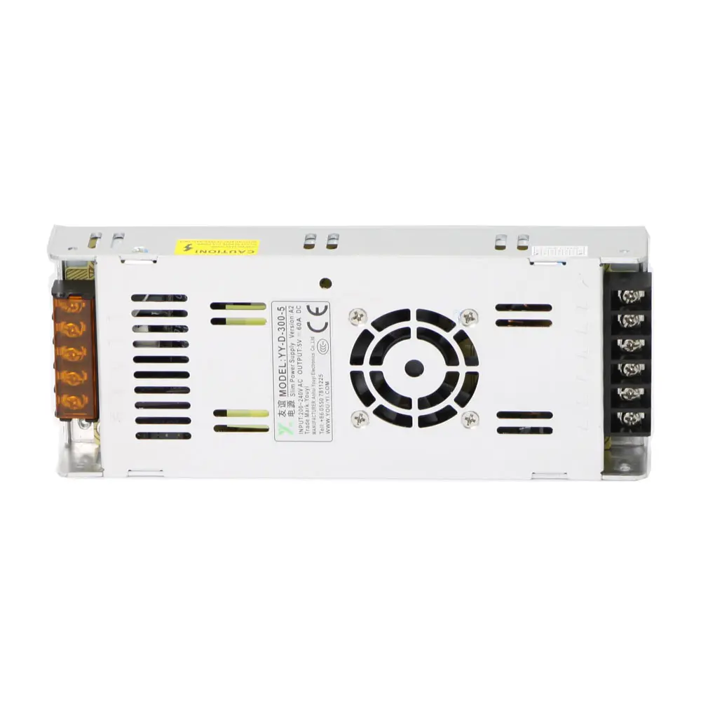 High Efficiency 88% LED Display 5V 60A 300W Switching Power Supply for LED Display