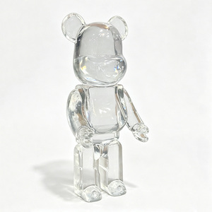 Estatua de Oso BearBrick de Resina Transparente, Diseño Artístico Hecho a Mano, con Color Personalizable, para Decoración Moderna del Hogar, Coleccionables - Product Image 4