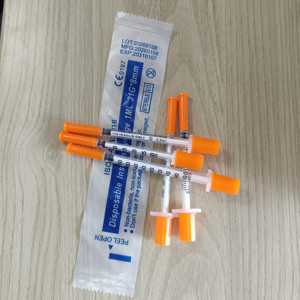 Jeringa de <span class=keywords><strong>Insulina</strong></span> de <span class=keywords><strong>1</strong></span> ml, Jeringas de <span class=keywords><strong>Insulina</strong></span> de <span class=keywords><strong>1</strong></span> ml <span class=keywords><strong>1</strong></span>/2, Jeringa Veterinaria para Inyección de Diabetes - Product Image 2