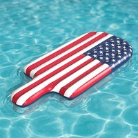 Matelas Gonflable Rectangulaire Portable en PVC Écologique avec Logo Personnalisable pour Plage, Piscine, Mer et Divertissement Aquatique