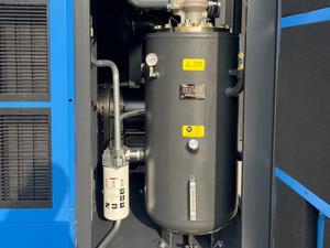 Compressore a vite a due stadi Hi185 <span class=keywords><strong>PM</strong></span>+ <span class=keywords><strong>PM</strong></span> certificato CE, con inverter Inovance e ventilatore centrifugo - Product Image 3