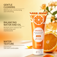 Private Label Biologische Aloë Vera Citrus Aurantium Fruitextract Verhelderende Dieptereinigende Exfoliërende Gelreiniger voor Dagelijks Gebruik