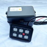 Panel de interruptor de protección contra sobrecarga RGB de 6 bandas, interruptor basculante impermeable de 12V y 24V para coche, camión, marino, fácil instalación