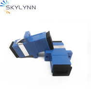 Adaptateur de coupleur de bride monomode Simplex MM Duplex Fiber optique SCAPC LC ST FC UPC adaptateur de Fiber optique