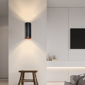 Lámpara de pared LED de aluminio simple de 6W foco <span class=keywords><strong>para</strong></span> hoteles y baños iluminación de pared de tocador de doble cabeza - Product Image 6