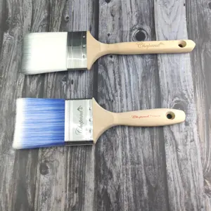 China supplier cheap paint brushes flagged polyester natural painting tools paint brush