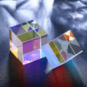 高透明光学玻璃BK7晶体涂层分束器大X立方体棱镜