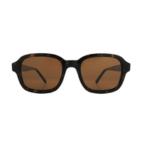 Lunettes de soleil polarisées en acétate de haute qualité avec logo personnalisé, anti-radiation, pour hommes et femmes, UV400, montures carrées pleine monture