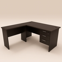 Bureau convertible moderne en bois pour le bureau à domicile, la salle d'étude ou la station de travail