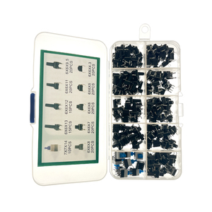 OKY0275-7 Miniature Momentary <strong>Tact</strong> <strong>Switch</strong> Assortment Kit 10 Types 180PCS DIY <strong>Switch</strong> Accessories <strong>Push</strong> <strong>Button</strong> <strong>Switches</strong> - Product Image 6