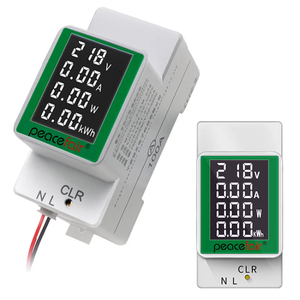 Medidor de Energía Digital PZEM-008 para Riel DIN, Medidor de Potencia, Vatímetro, Monitor de Energía, Amperímetro, Voltímetro, CA 50-300V 100A G07 - Product Image 1