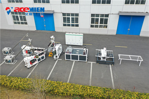 Nhựa PVC + ASA không thấm nước hình thang tấm lợp dây chuyền sản xuất/PVC Tây Ban Nha tấm lợp ngói Máy làm - Product Image 5