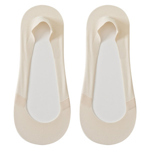 Primavera/Verano 2026 Nuevo Estilo Medias Invisibles de Seda Helada con Diseño de Patchwork para Mujer, Antideslizantes para Zapatos de Tacón y Tacones Altos - Product Image 5