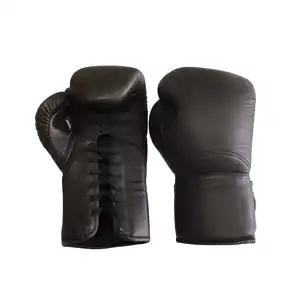 Оптовая продажа, Профессиональные боксерские перчатки Woosung из искусственной кожи на шнуровке с индивидуальным логотипом