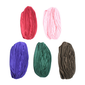 Turban froissé pour femmes, foulard en coton musulman, couvre-chef islamique, Hijab, enveloppes de tête, <span class=keywords><strong>Bonnet</strong></span> indien, nouvelle collection - Product Image 5