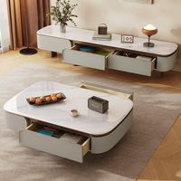 Meuble TV Moderne avec Rangement en Bois Durable et Écologique, Design Haut de Gamme pour Salon et Appartement, Compatible Téléviseurs 65 Pouces et Plus, Support au Sol