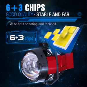 Xenplus - Lente de Proyector LED para Faros Delanteros Bi-LED LP12 de 12 V y 160 W, Súper Brillante, 3 Pulgadas, 6200 K, 20000 LM, Gran Oferta - Product Image 2