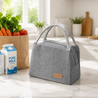 Sac isotherme non tissé OEM avec doublure en feuille d'aluminium pour pique-nique et déjeuner