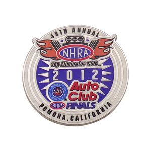 공장 가격 금속 자동차 사용자 정의 로고 캘리포니아 탑 제거기 클럽 레이싱 카 기념품 에나멜 옷깃 핀 - Product Image 2