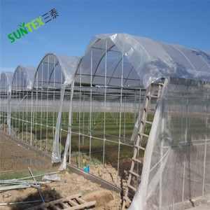 120g de Film plastique tissé HDPE résistant aux UV, couverture de <span class=keywords><strong>pluie</strong></span> transparente pour Tunnel de culture 16m x 100m - Product Image 5