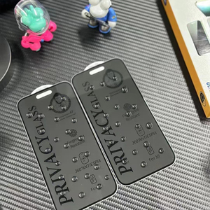 Protector de pantalla de privacidad de 4 vías de 360 ° para <span class=keywords><strong>iPhone</strong></span> 16 15 14 13 <span class=keywords><strong>12</strong></span> 11 Pro Max película de vidrio templado de cobertura completa antiespía - Product Image 4