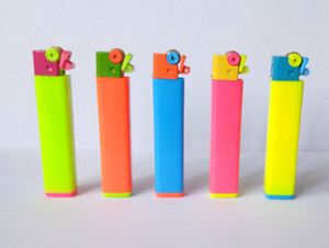 Briquet à silex coloré rechargeable demi-taille pour cadeaux d'affaires pour allumer des bougies - Product Image 2