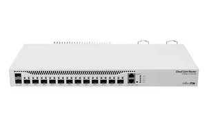 Mikrotik CCR2004-1G-12S+2XS 10 Gigabit Ethernet <b>Switch</b> with <b>POE</b> VLAN QoS Functions Stackable <b>Switch</b> for LAN Use Used Stock - Product Image 2