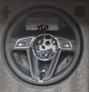 Accesorios Interiores para Automóviles YLD, Volante para Bentley <span class=keywords><strong>Continental</strong></span> GT Flying Spur 04-17, Actualización 2022, Volante de Cuero - Product Image 4