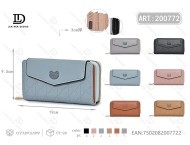 Portafoglio Lungo da Donna in PU, Grande, Pieghevole, Minimalista, per Uso Quotidiano - Product Image 1