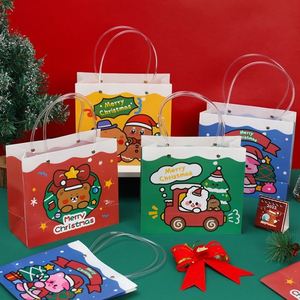 Bolsa de Regalo Navideña Multifuncional para Niños, Elegante Bolsa de Almacenamiento de PP, Idea de Regalo Perfecta para las Fiestas, Bolsa de Embalaje de Plástico - Product Image 4