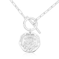 Kalung Liontin Bunga Mawar Cantik Berlapis Emas 18k Grosir Gemnel Brass, Hadiah Pesta, Laris Manis untuk Wanita