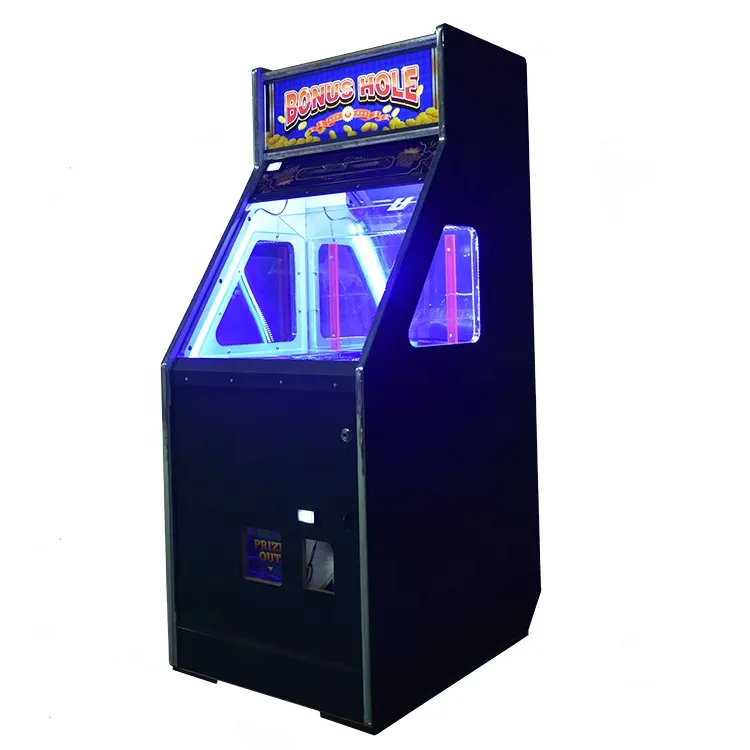 Coin Operated Game Machine With Ticket Coin Pusher Quarter Game Machine Bonus Hole Coin Pusher