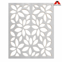 Panneaux décoratifs en aluminium découpés au laser ALUMTIMES pour façade extérieure de bâtiment, style villa moderne