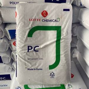Granulés de polycarbonate Lotte Chemical PC1100, haute transparence, résistance aux UV, qualité de moulage par injection, approvisionnement direct d'usine - Product Image 1
