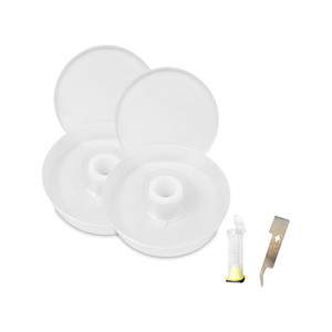 Mangeoire à abeilles ronde rapide pour ruches Mangeoire à abeilles supérieure en plastique blanc pour ruches Langstroth - Product Image 3