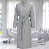 Peignoir en coton pur pour hôtel cinq étoiles, long, absorbant, séchage rapide, pour femmes et hommes, vêtements de nuit pour couples, toutes saisons