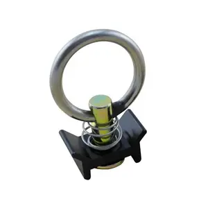 Base in alluminio L Single Track Stud Lato con O-ring in acciaio inox