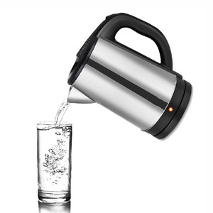 Hervidor Eléctrico de Acero Inoxidable 110V con Apagado Automático, Protección Contra Ebullición en Seco y Base Giratoria de 360 Grados para Café y Té - Product Image 1