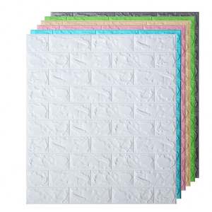 Plaques décoratives en plastique, carreaux ondulé 3d <span class=keywords><strong>auto</strong></span>-adhésifs, 12 pièces - Product Image 5