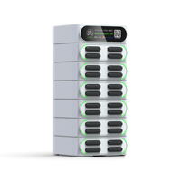 Produk baru Stackable Bank daya berbagi pengisi daya nirkabel cepat kios berbagi Mesin Penjual telepon stasiun sewa Powerbank