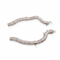Pour Ferrari 812 6.5L 2017-2020, kit de performance racing avec downpipe à haut débit en acier inoxydable SS304, sans voyant d'avertissement (CEL)