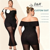 Robe de soirée élégante D&M grande taille, dos nu, taille naturelle, pour cocktail et fête, sur mesure pour femme